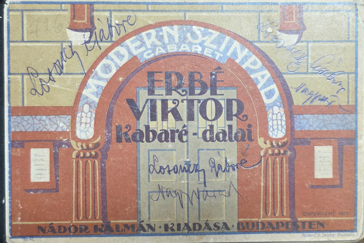 Erbé Viktor – Kabaré-dalai