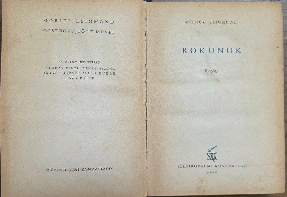 Móricz Zsigmond – Rokonok