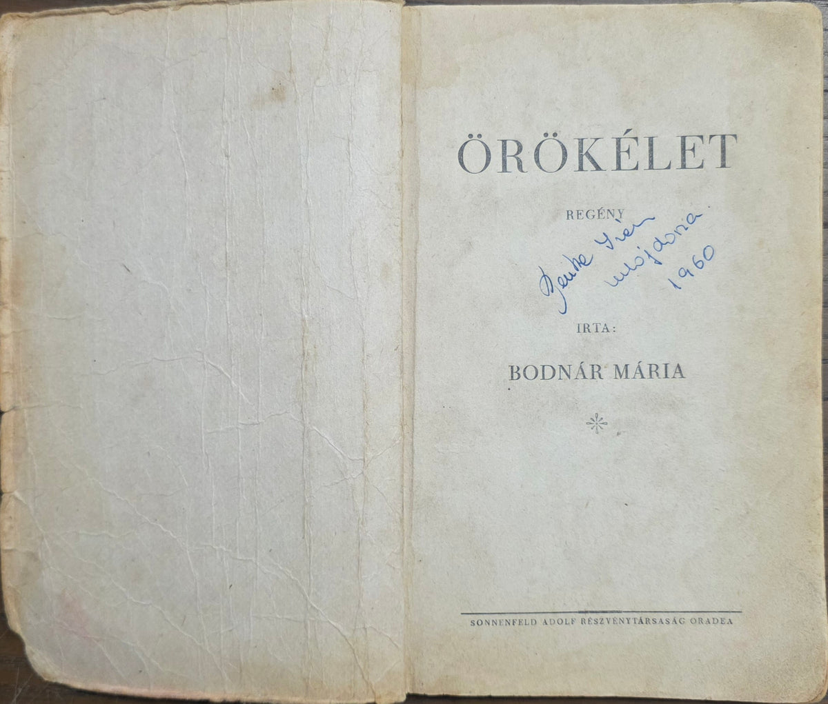 Bodnár Mária – Örökélet