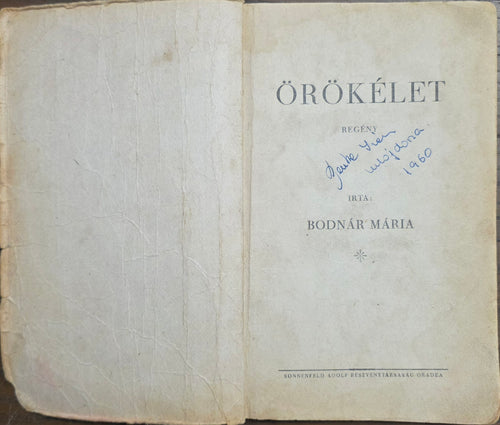 Bodnár Mária – Örökélet