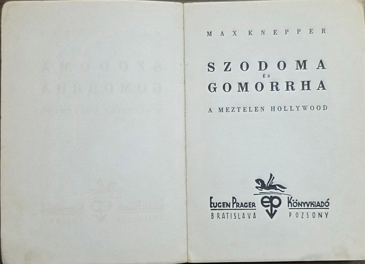 Max Knepper – Szodoma és Gomorrha – A meztelen Hollywood