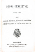 Orosz beszélyek – II. kötet