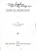 Váry Sándor – Diák-élményeim