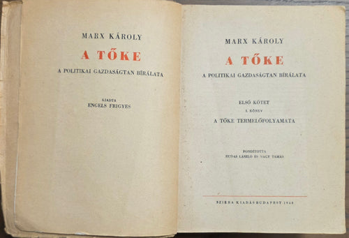 A tőke I. – Marx Károly