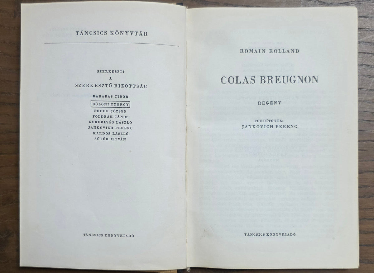 Colas Breugnon – Romain Rolland