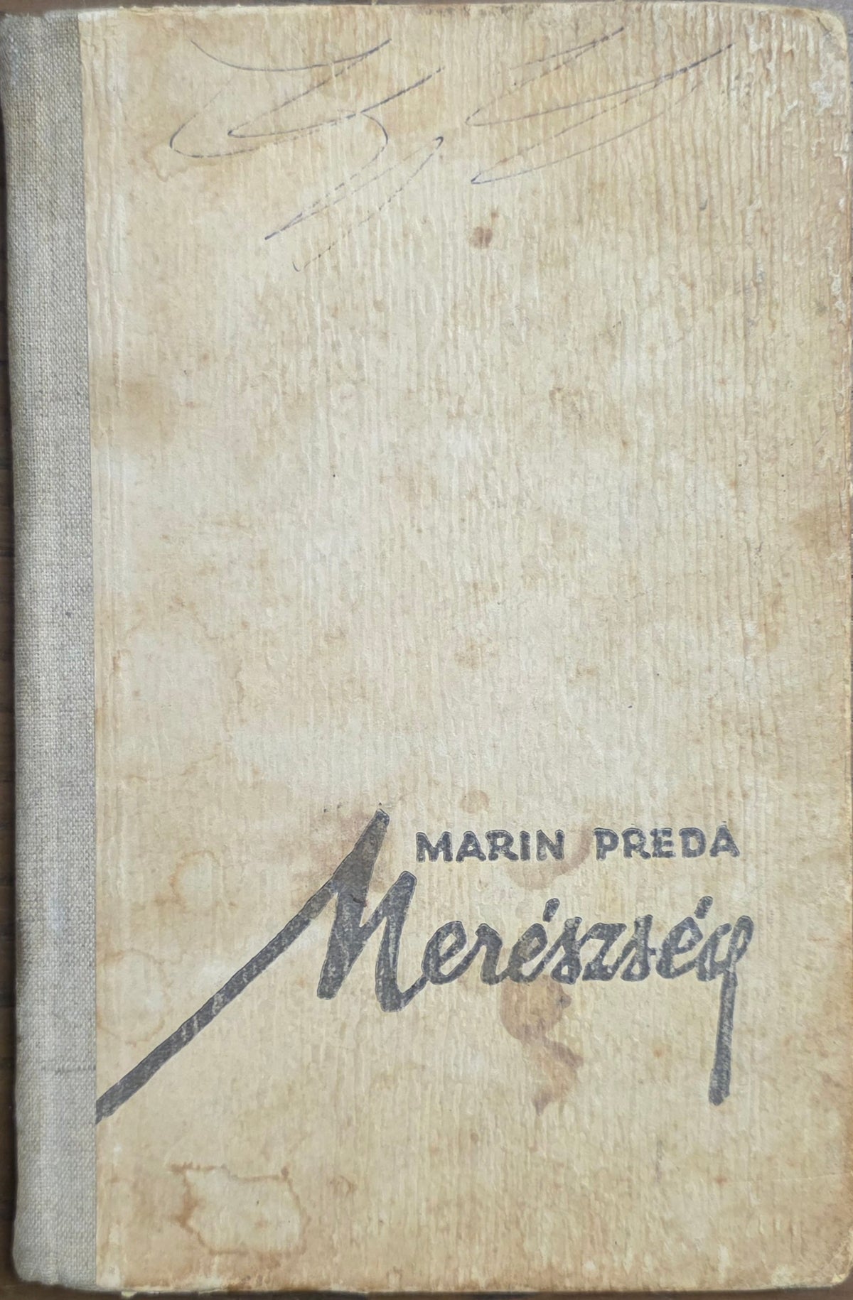 Merészség – Marin Preda könyvborító